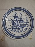 Farfurie / platou decorativa de perete ceramica