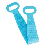 Banda Silicon Albastra pentru Corp, Curatare si Masaj, Exfoliere, 70x9cm, pentru Piele Normala, Tip Burete Baie