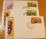 Lot 3 Plicuri Prima Zi FDC Papua Noua Guinee 1981 - Armata, Defence Force -A94