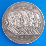Adolf Hitler1938 Hitler- Mussolini - Chamberlain - Daladier 45 mm