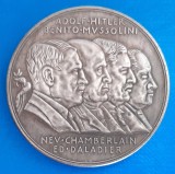 Adolf Hitler1938 Hitler- Mussolini - Chamberlain - Daladier 45 mm, Europa