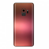 Cumpara ieftin Set Folii Skin Acoperire 360 Compatibile cu Samsung Galaxy S9 (Set 2) - Wraps Skin Chameleon Aubergine Bronze Matt Metalic, Oem