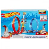 Set 2 piste cu turn, Hot Wheels, Loop &amp; Launch, GRW39