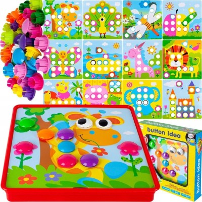 Joc creativ Mozaic Button Idea, MalPlay 108489 foto