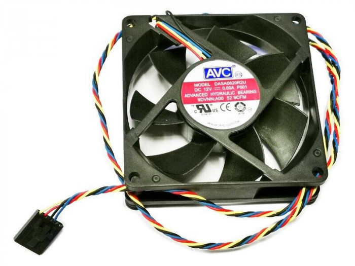 Ventilator AVC DASA0820R2U 4 fire 12V 0.6A 80x80x20mm DP/N 9DVNN