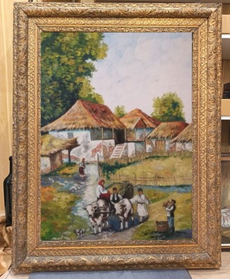 Tablou vechi romanesc foto