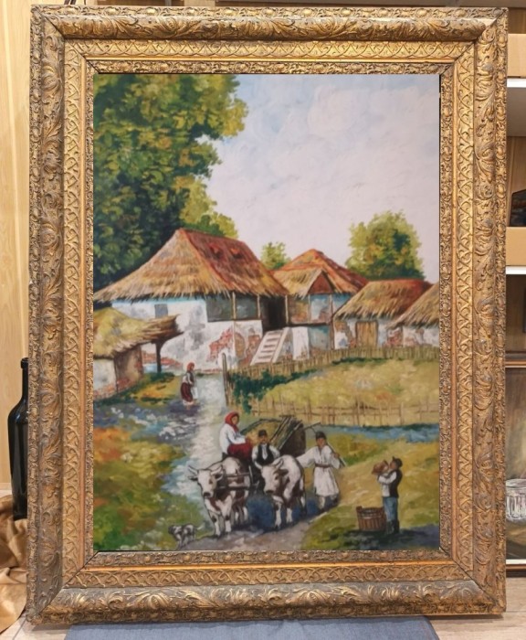 Tablou vechi romanesc