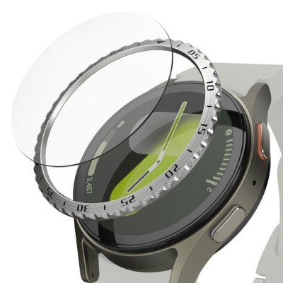 Rama pentru Samsung Galaxy Watch7&amp;nbsp;44mm - Ringke Bezel Styling - Silver Pattern5 (CB-GW7-44-01) foto