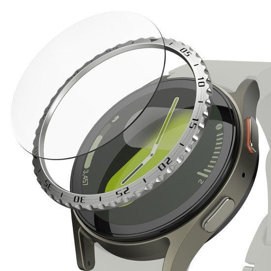 Rama pentru Samsung Galaxy Watch7&nbsp;44mm - Ringke Bezel Styling - Silver Pattern5 (CB-GW7-44-01)