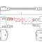 Conducta / cablu frana FORD TRANSIT bus (FD, FB, FS, FZ, FC) (2000 - 2006) METZGER 4112547
