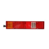 Lampa stop spate LED 24V cu mufa, 5 functii, 404x95x80 mm, distanta prindere 270 mm, Breckner Germany