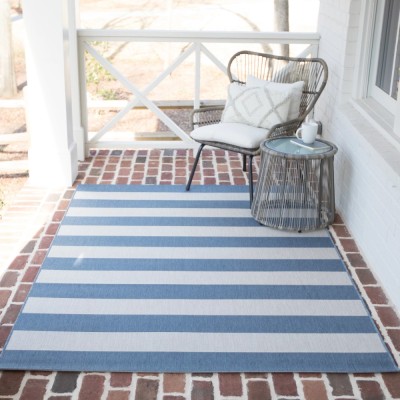 COVOR BELGIAN ELIS 48644 ALBASTRU - 80x150 cm foto