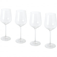 Set 4 pahare de vin alb, Seasons by AleXer, 21OCT1352, 18 x 24.8 x 18 cm, Sticla, Transparent, breloc inclus foto