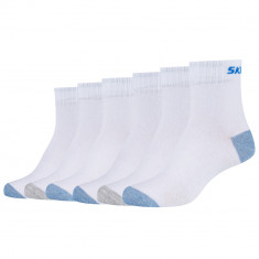 șosete Skechers 3PPK Boys Mech Ventilation Socks SK41064-1000 alb foto