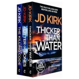 Dci Logan Crime Thrillers 3 Books Collection Set By Jd Kirk (thicker Than Water, A Litter Of Bones, The Killing Code)