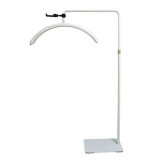 Cumpara ieftin Lampa cosmetica profesionala Semiluna 238 LED,inaltime maxima 180 cm,cu suport de telefon - Alb, Dactylion