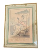 VECHE LITOGRAFIE &quot; CRIS DE PARIS&quot;, ANUL 1786