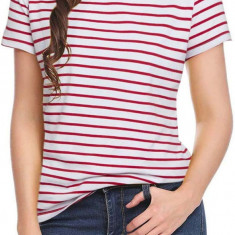 Oco Femei '80 Off Shoulder Topuri Mânecă scurtă Casual Loose Fit Bluză tricou