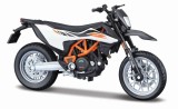 MAISTO MOTOCICLETA METALICA CU STAND EDITIE SPECIALA KTM 690 SMC R SCARA 1 LA 18