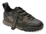 Pantofi sport REPLAY negri, MS8L20L, din piele naturala