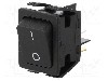 Intrerupator OFF-ON, 2 pozitii, DPST, BULGIN - C6050ALBB1197W