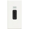 Priza USB tip C 5V 1500mA Axolute Bticino 1M alb HD4286C1