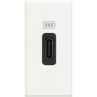 Priza USB tip C 5V 1500mA Axolute Bticino 1M alb HD4286C1 foto