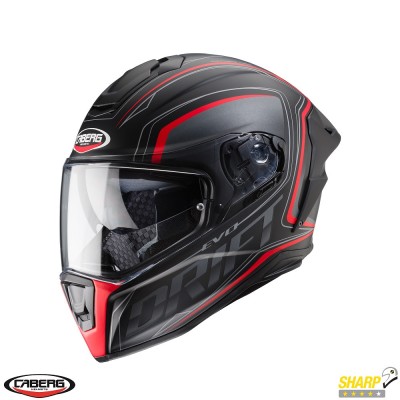 Casca integrala pentru scuter - motocicleta Caberg model Drift Evo SV Integra H9 negru antracit rosu fluor mat Pinlock ready &amp;ndash; lentila Pinlock inclusa foto