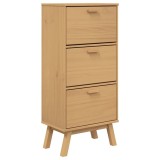 Cumpara ieftin Pantofar &bdquo;OLDEN&rdquo;, maro, 55x35x120 cm, lemn masiv pin