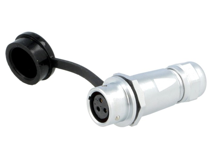 Conector mufă mamă 3 pini IP67