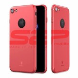 Husa iPhone XR Baseus Paper Case, TPU, Protectie Slim, Rosu