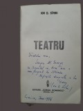 Ion D Sirbu/Sarbu Teatru - cu dedicatie si autograf
