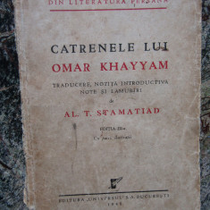 Al. T. Stamatiad - Catrenele lui Omar Khayyam (1945)
