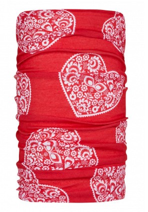 Bandana Unitube Racing Red Hearts