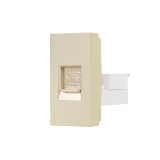Cumpara ieftin Priza telefon 1M Luxion, auriu, standard italian pentru rame din sticla