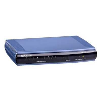 Echipament Telefonie IP NOU AudioCodes MediaPack MP-112 VoIP Gateway, 2 FXS Ports, Fast Ethernet, Network Voice/Fax Support, MP112/2S/SIP foto