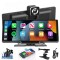 Navigatie Auto Universala, Display Touchscreen 10.26 inch, Conectivitate WiFI CarPlay/Android Auto, Control Vocal, Camera Fata/Spate,Card 64 GB Inclus