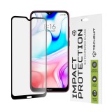 Folie sticla Xiaomi Redmi 8 Techsuit 111D Full Glue Full Cover, negru