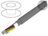 Cablu Alpha Essential C&amp;C 8x22AWG PVC Gri &Icirc;nchis 30,5m