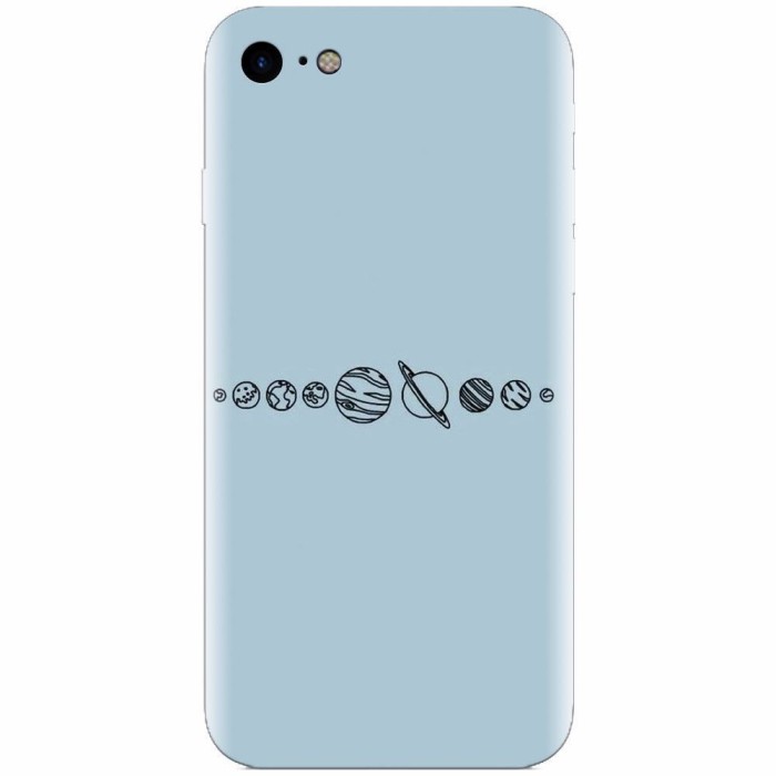 Husa silicon pentru Apple Iphone 5c, Planets