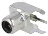 Conector RCA mamă 90&deg; THT pentru PCB