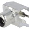 Conector RCA mamă 90&deg; THT pentru PCB