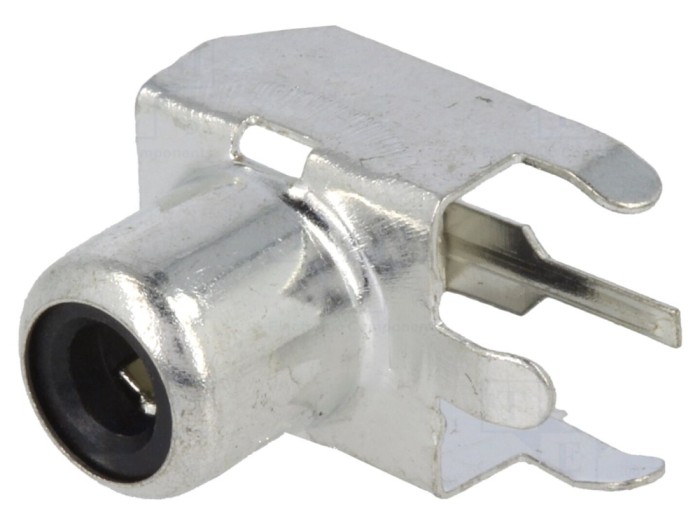 Conector RCA mamă 90&deg; THT pentru PCB