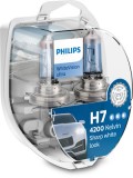Cumpara ieftin Set 2 Becuri Far H7 W5W Px26D 55W 12V White Vision Ultra Philips