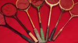 7 bucati rachete squash de colectie - panoplie - etc