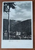 Carte postala, Vedere generala Busteni, 1948