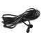 Cablu prelungitor ip65 flippy, pentru lampi solare, material cauciuc si cupru, 2 pini mama- tata, waterproof, 5 metri, negru