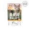 Hrana umeda pentru pisici Raw Paleo, Sterilized, Curcan, 12 x 100 g