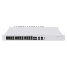 Switch 20 porturi MikroTik RJ45 2.5 Gigabit 2x QSFP+ (2.5Gigabit sau SFP+) - CRS326-4C+20G+2Q+RM SafetyGuard Surveillance