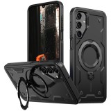 Husa military armour cu inel metalic, ALC MOBILE, compatibila cu Samsung Galaxy A36, Negru